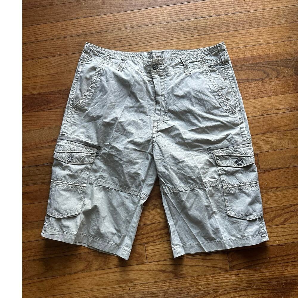 Buckle Black Hectic Cargo Shorts Slim Fit Size 34
